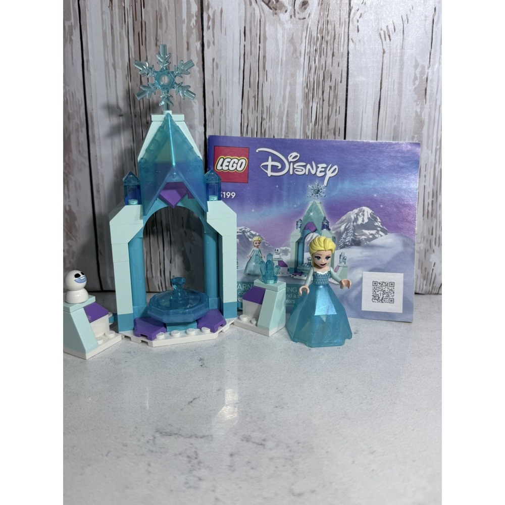 LEGO Disney Elsa's Castle Courtyard 43199 Disney Frozen Ice Castle NO BOX, Read
